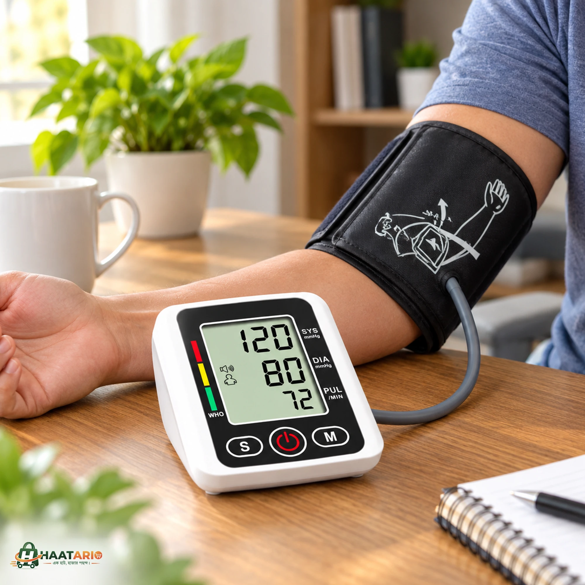 Electronic Blood Pressure Monitor | Digital BP Machine with Voice Function - Image 4