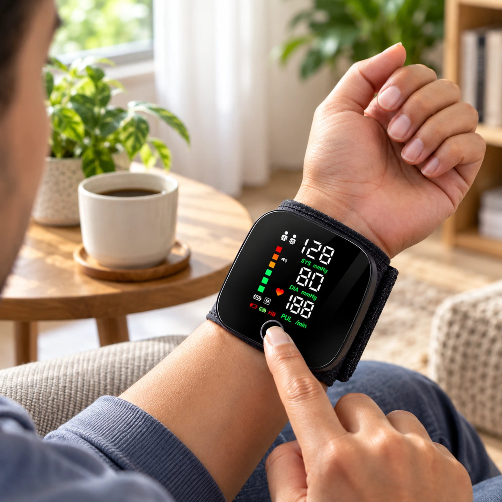 Digital Blood Pressure Monitor with Arm Cuff | Automatic BP Monitor - Image 4