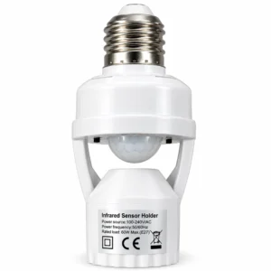 Infrared Motion Sensor Light Bulb Holder | E27 100-240V
