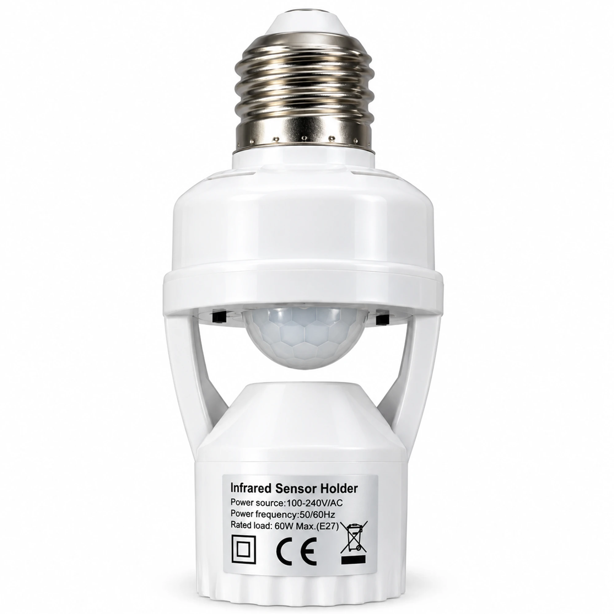 Infrared Motion Sensor Light Bulb Holder | E27 100-240V