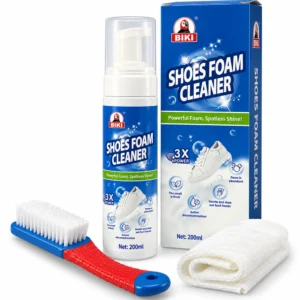 Shoe Cleaner Foam 200ml | White Shoe Cleaning Kit with Brush & Towel