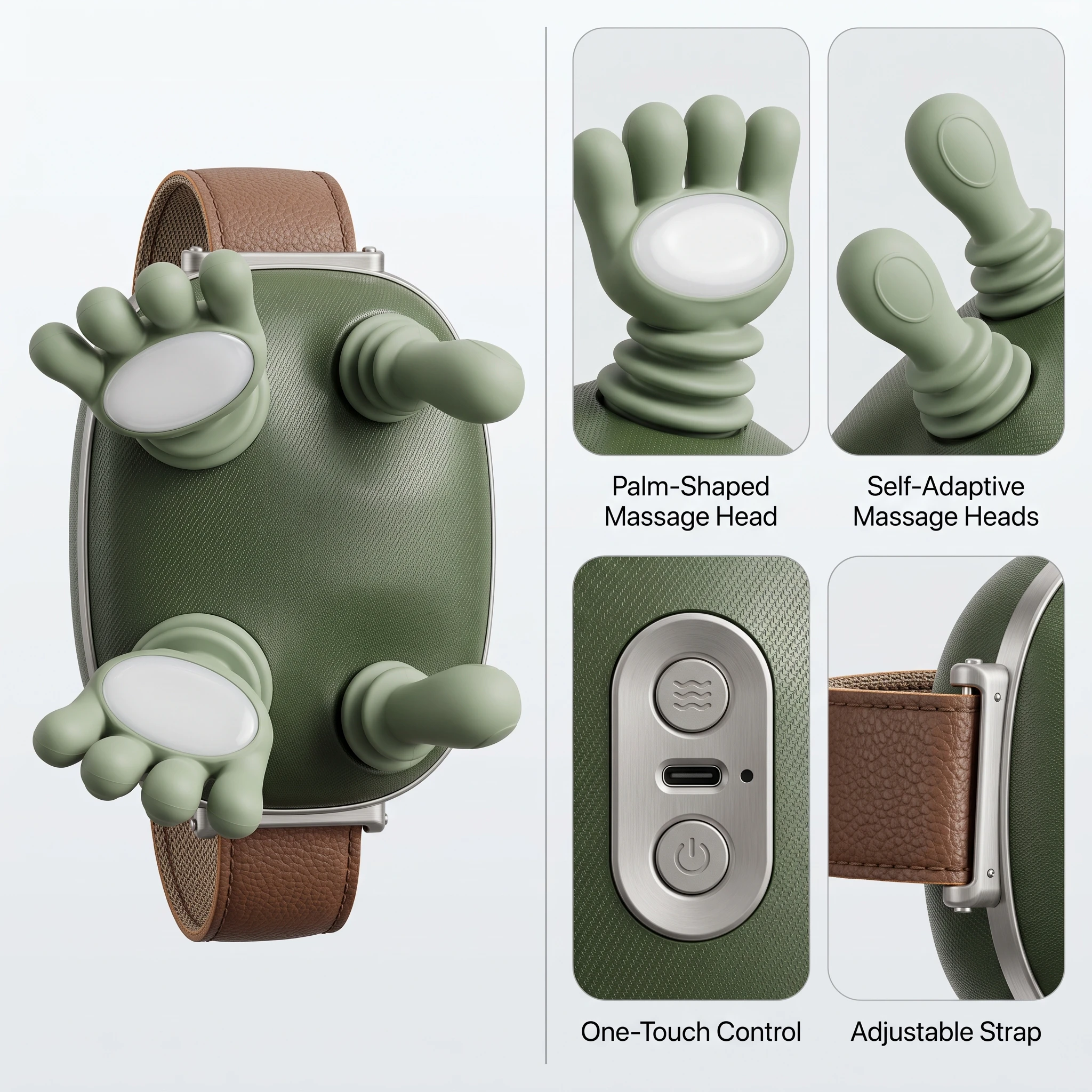 Shoulder and Neck Massager | Hand-Shape Massage Device - Image 2