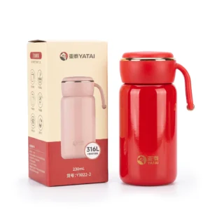 Yatai 230ml Stainless Steel Water Bottle | SUS 316L Double Wall Vacuum Insulated Flask with Filter